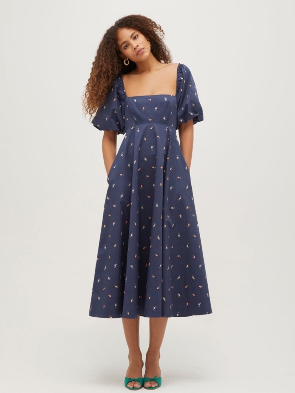 Hill House 100% cotton Petit Fleur Matilda Dress size XS